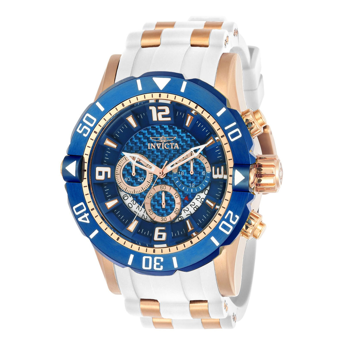 RELOJ  PARA HOMBRE INVICTA PRO DIVER 23709 - ORO ROSA, BLANCO