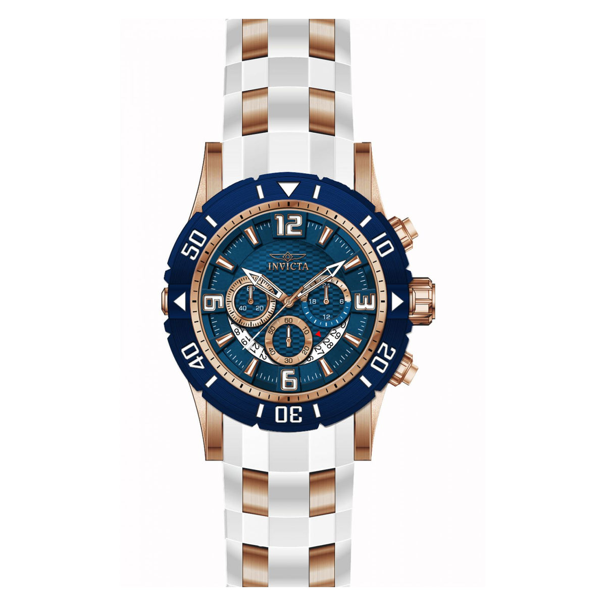 RELOJ  PARA HOMBRE INVICTA PRO DIVER 23709 - ORO ROSA, BLANCO