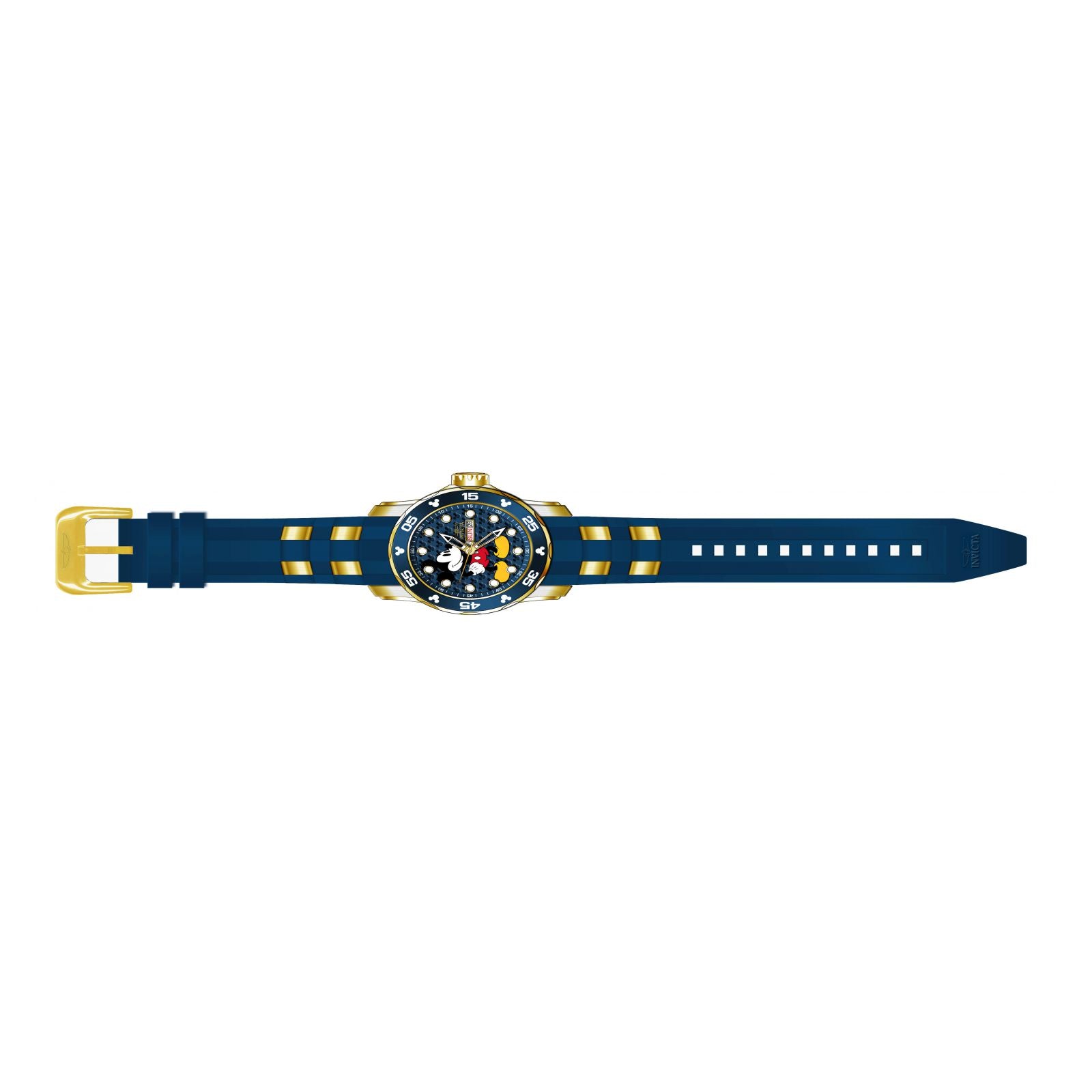 RELOJ MICKEY RATÓN PARA HOMBRE INVICTA DISNEY LIMITED EDITION 23764 - AZUL DORADO