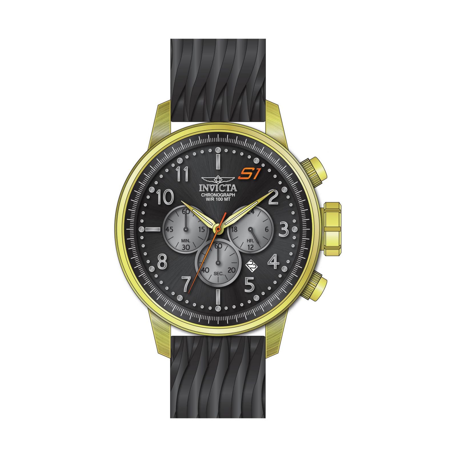 RELOJ DEPORTIVO PARA HOMBRE INVICTA S1 RALLY 23816 - NEGRO
