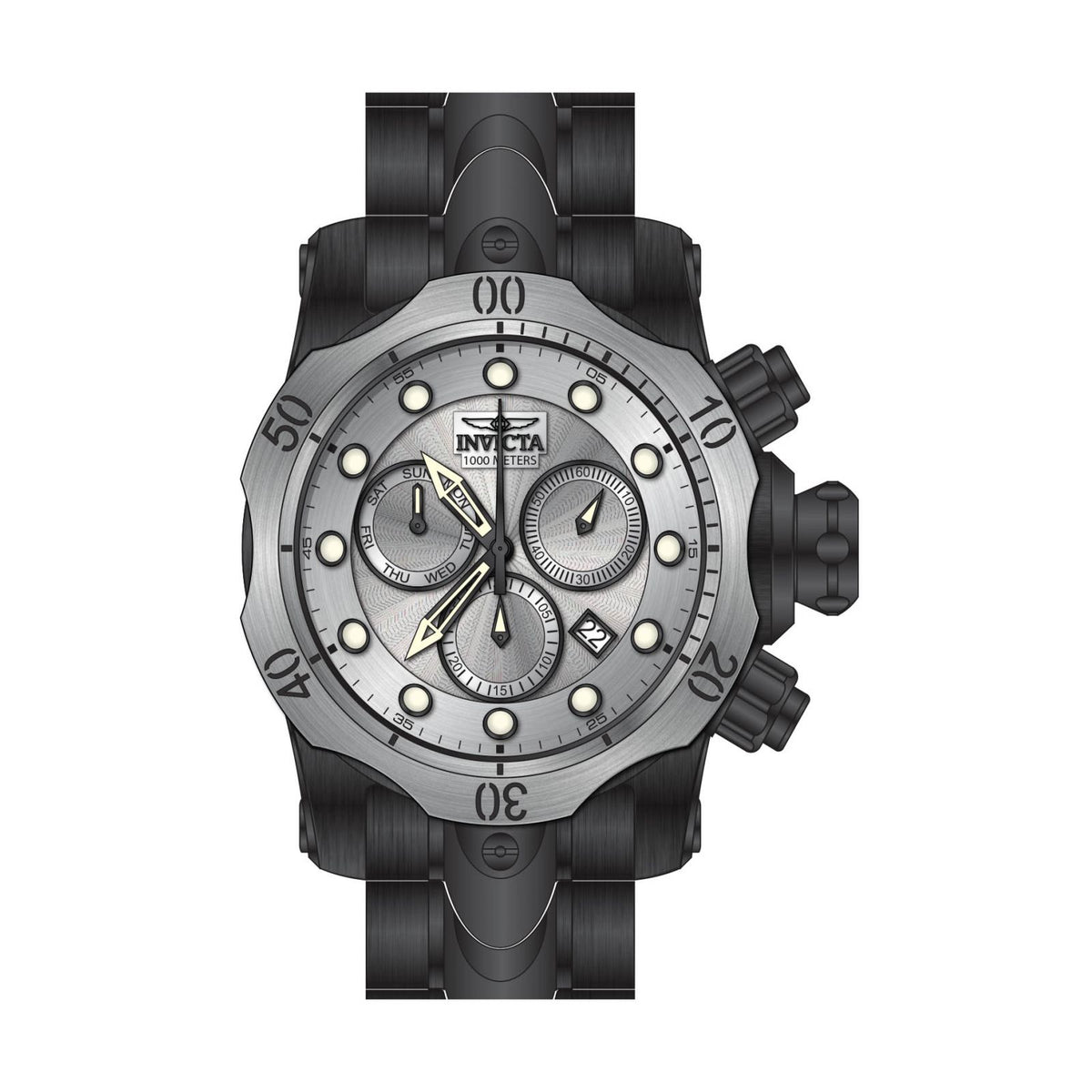 RELOJ  PARA HOMBRE INVICTA VENOM 23898 - NEGRO