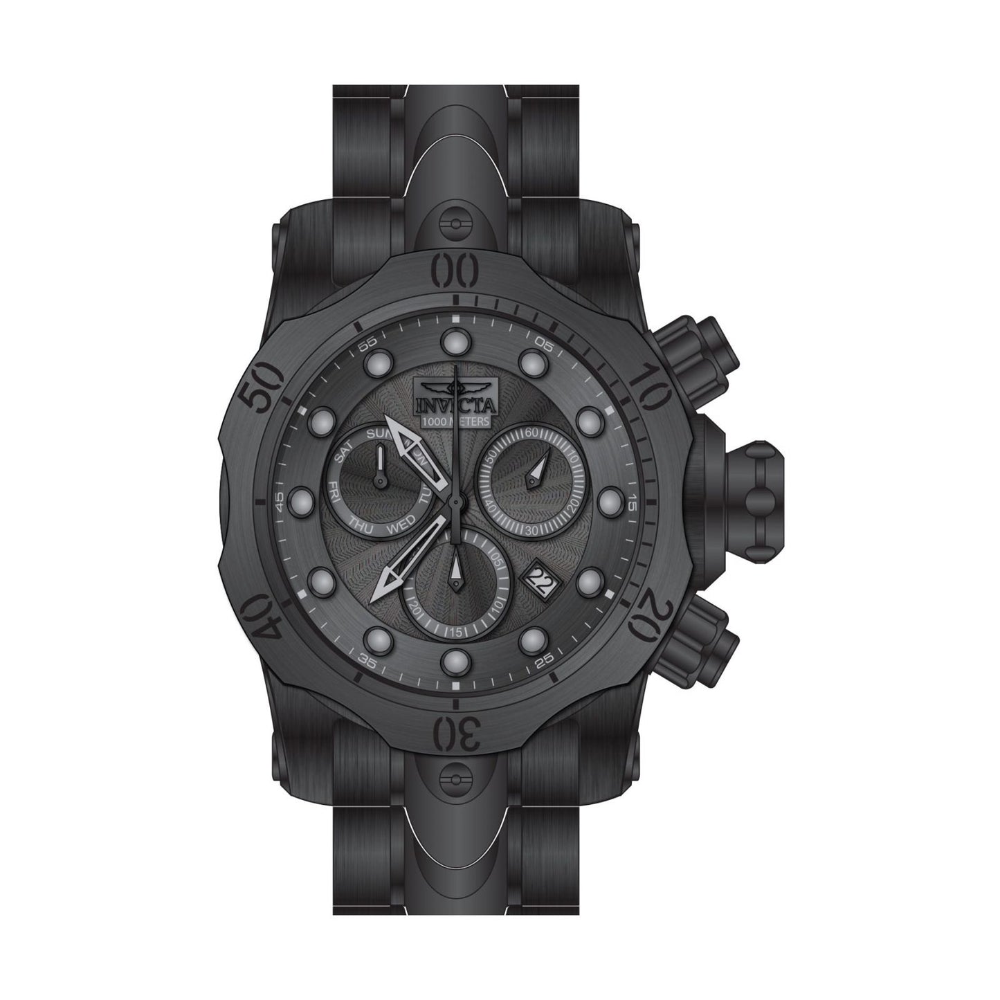 RELOJ  PARA HOMBRE INVICTA VENOM 23899 - NEGRO