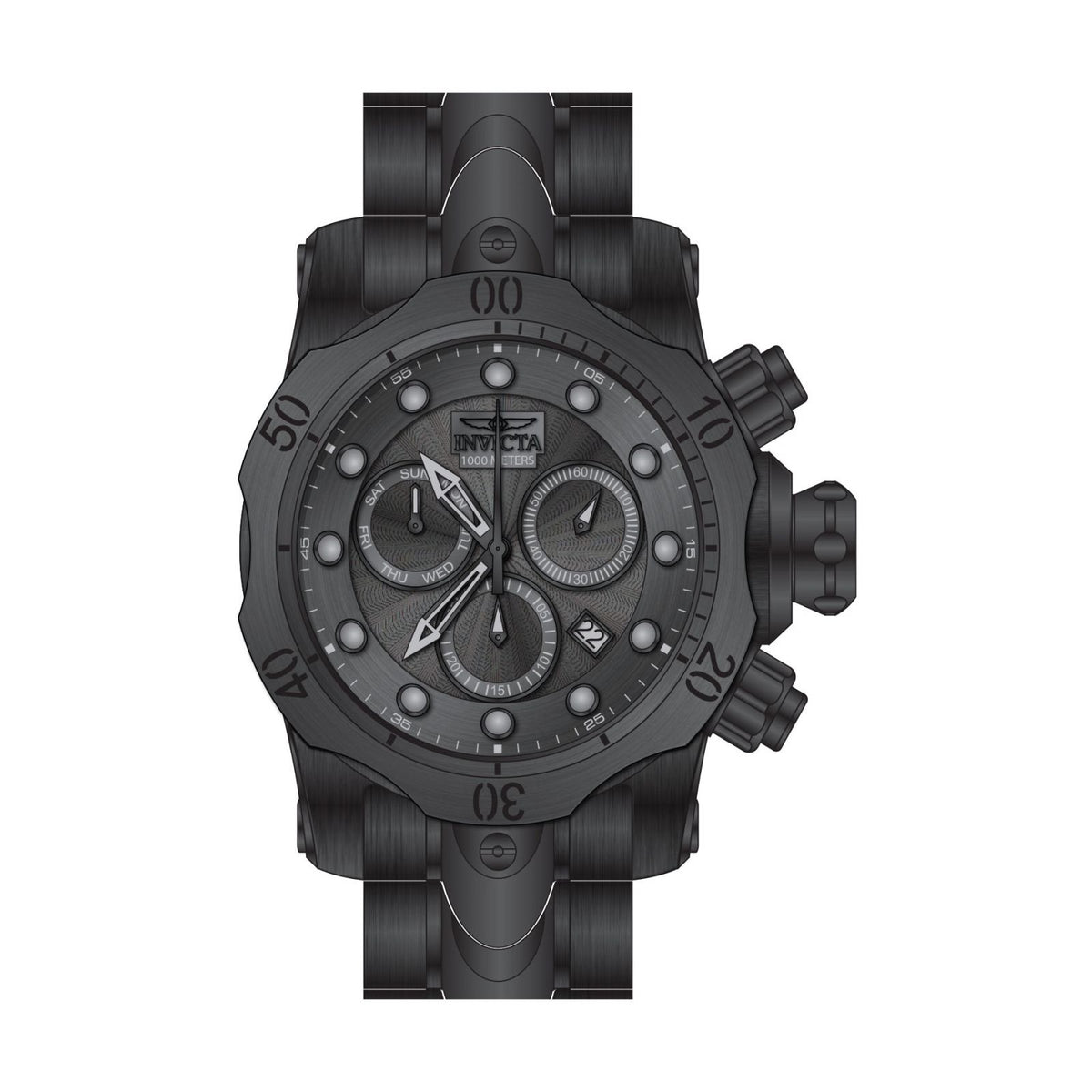 RELOJ  PARA HOMBRE INVICTA VENOM 23899 - NEGRO