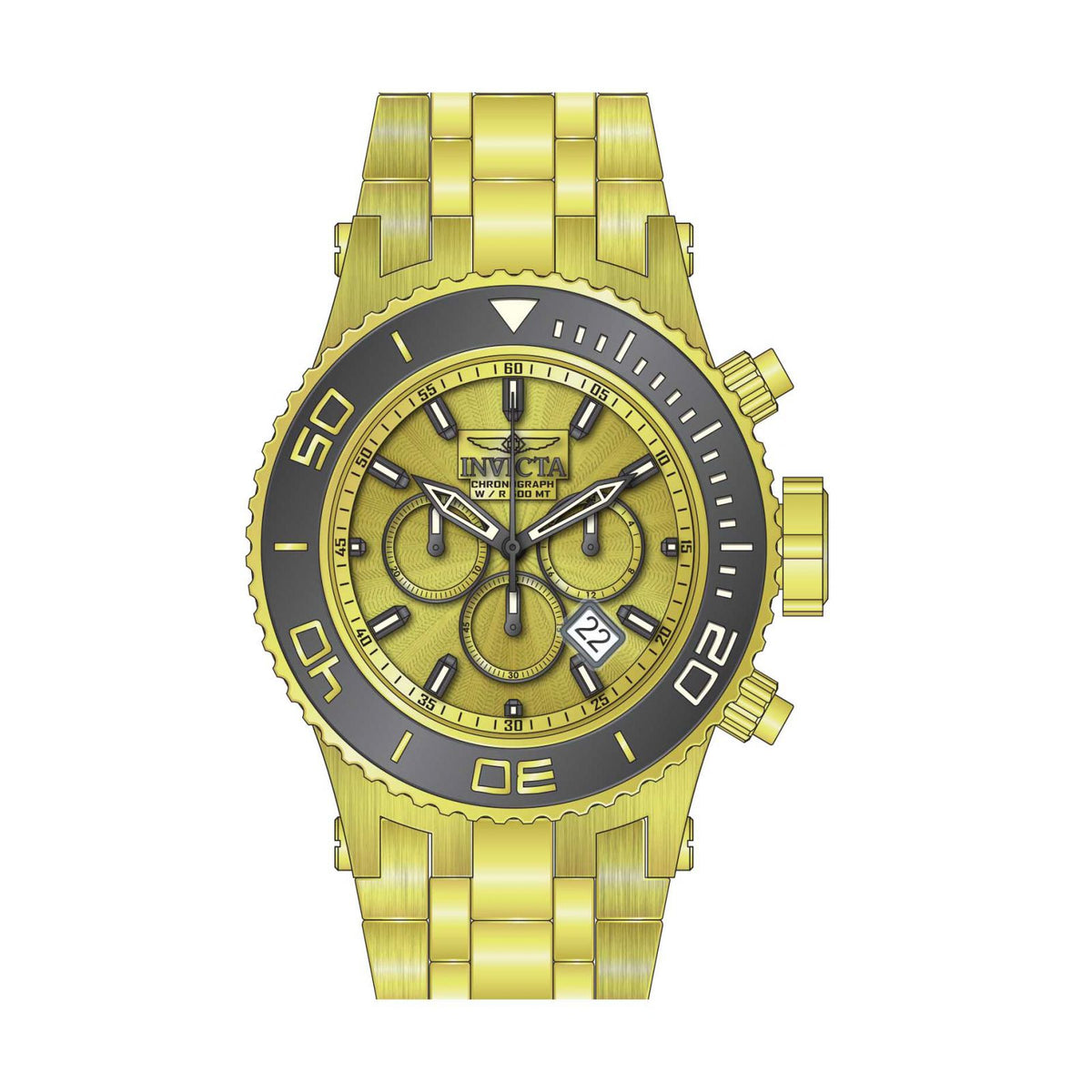 RELOJ  PARA HOMBRE INVICTA SUBAQUA 23937 - ORO