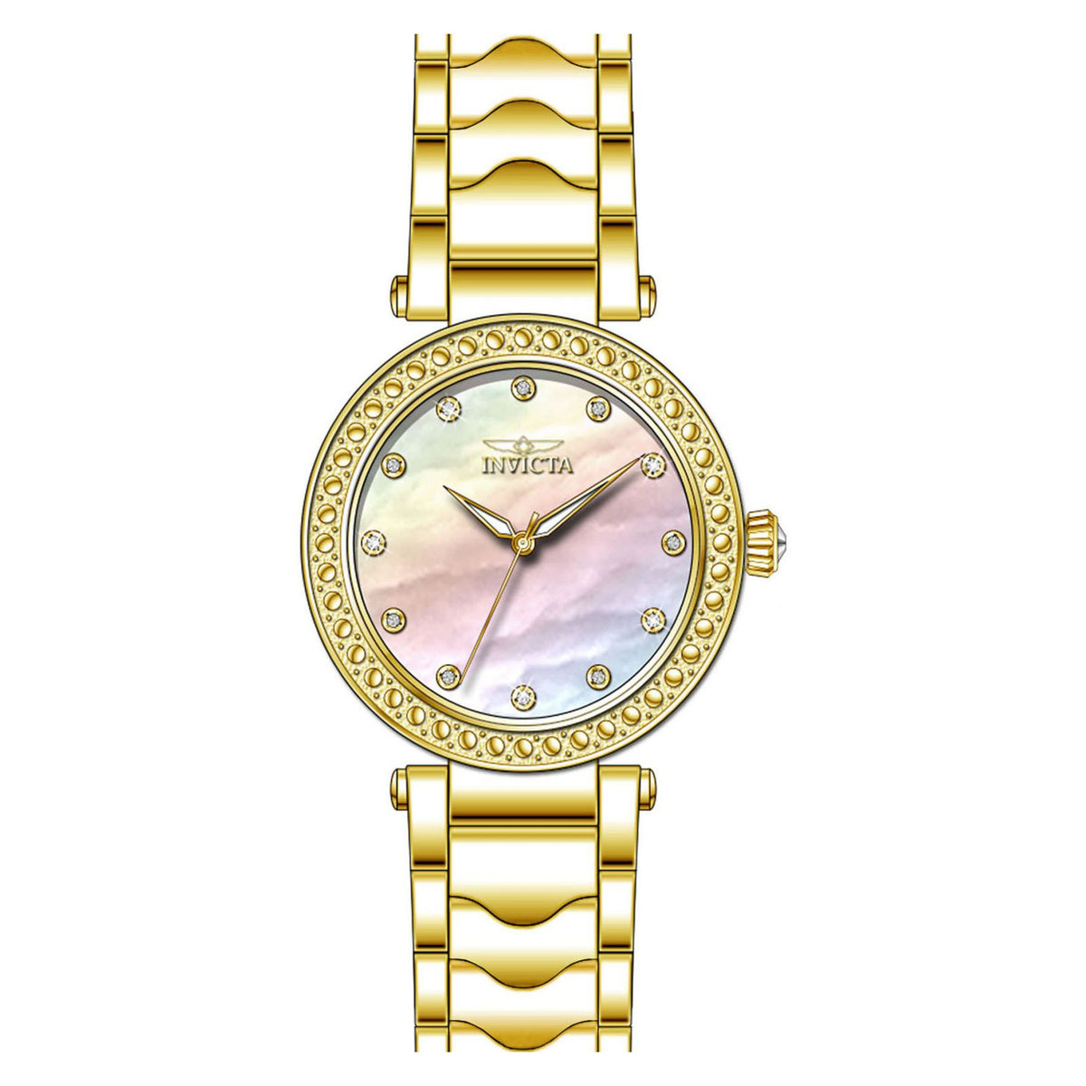 RELOJ  PARA MUJER INVICTA WILDFLOWER 23964 - ORO