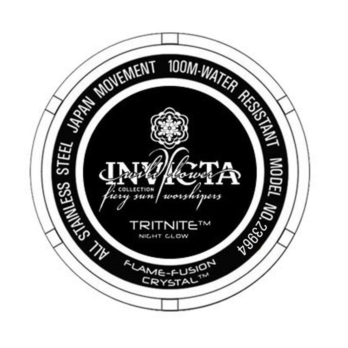 RELOJ  PARA MUJER INVICTA WILDFLOWER 23964 - ORO