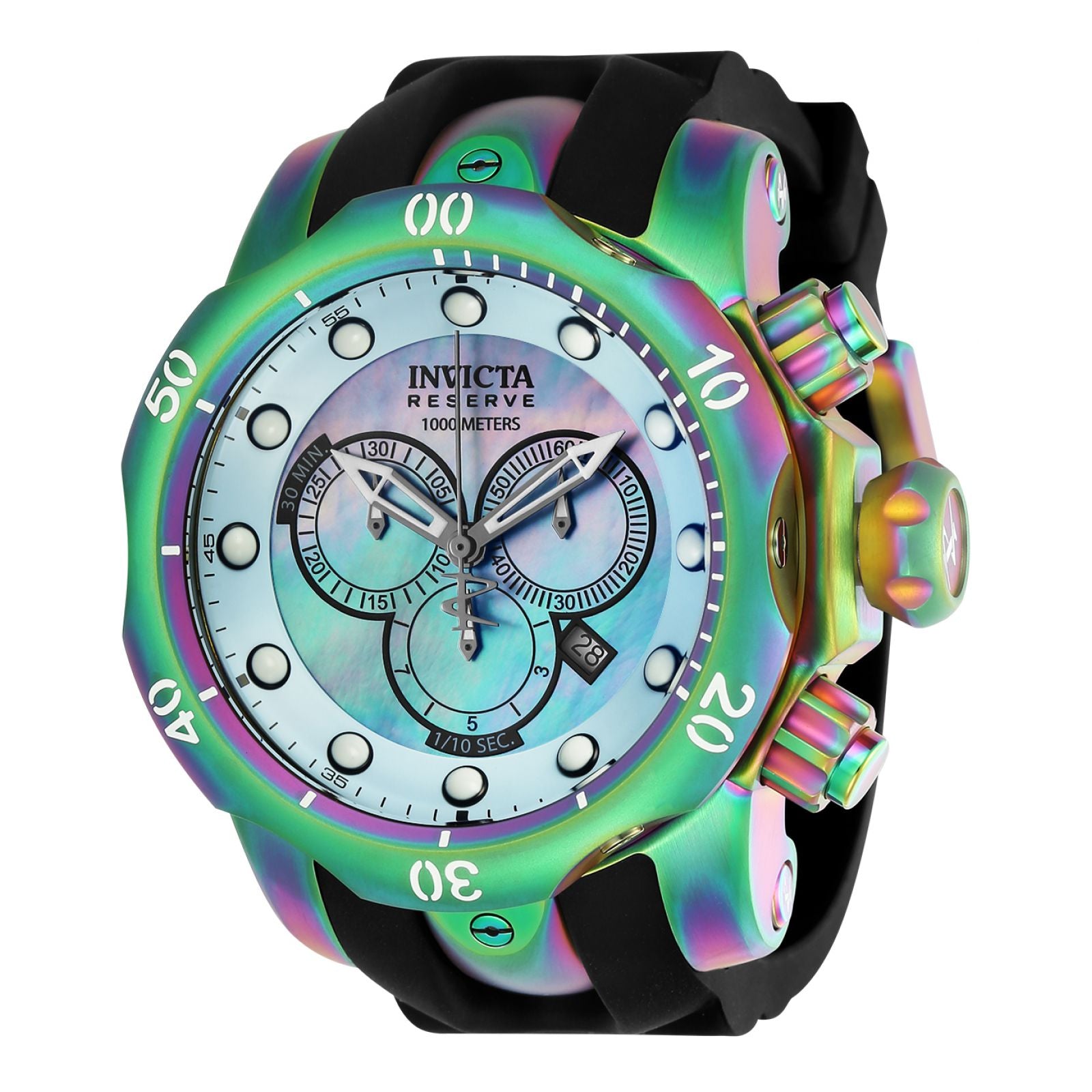 RELOJ PARA HOMBRE INVICTA VENOM 24062 IRIDISCENTE NEGRO