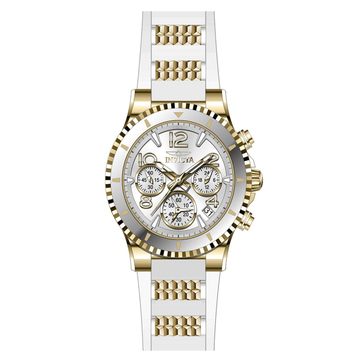 RELOJ DEPORTIVO PARA MUJER INVICTA BLU 24187 - BLANCO