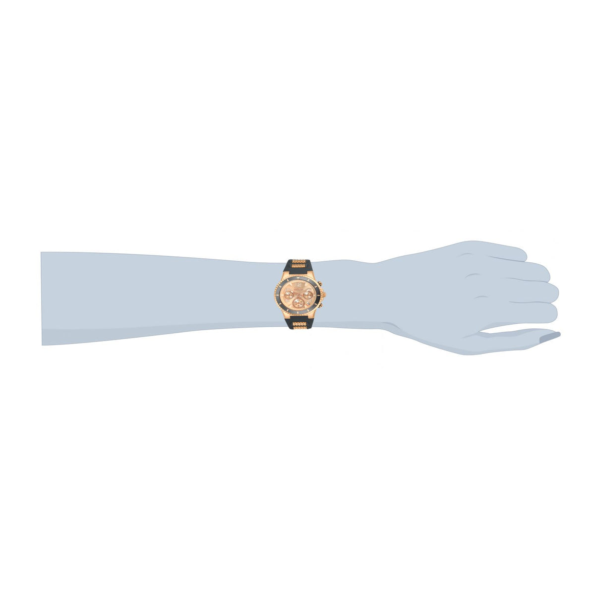 RELOJ DEPORTIVO PARA MUJER INVICTA BLU 24189 - ROSA   ORO