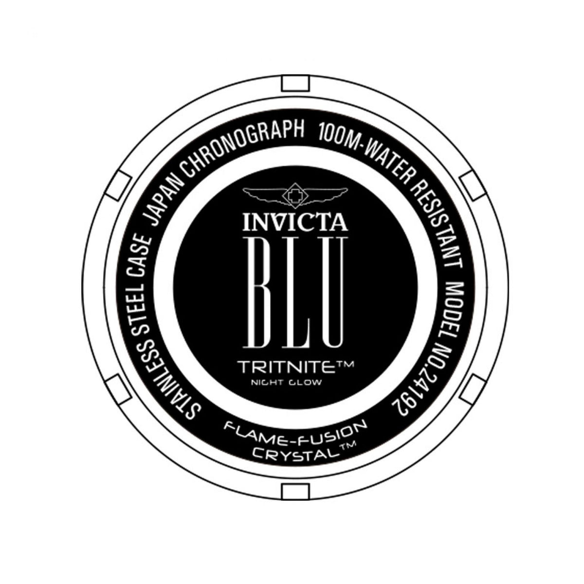 RELOJ DEPORTIVO PARA MUJER INVICTA BLU 24192 - ORO BLANCO