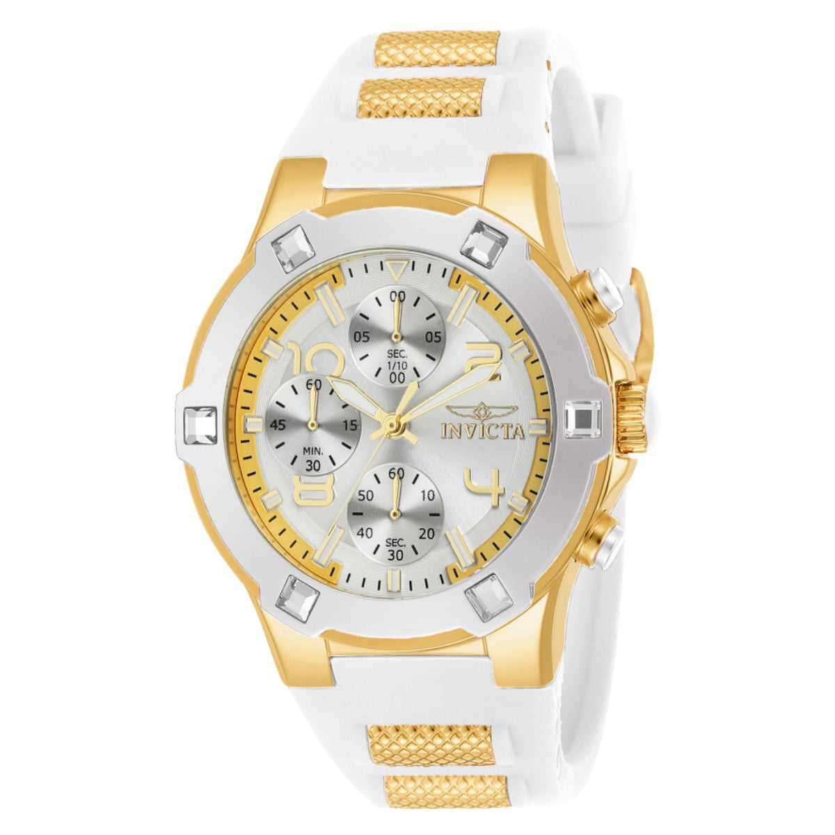 RELOJ DEPORTIVO PARA MUJER INVICTA BLU 24192 - ORO BLANCO
