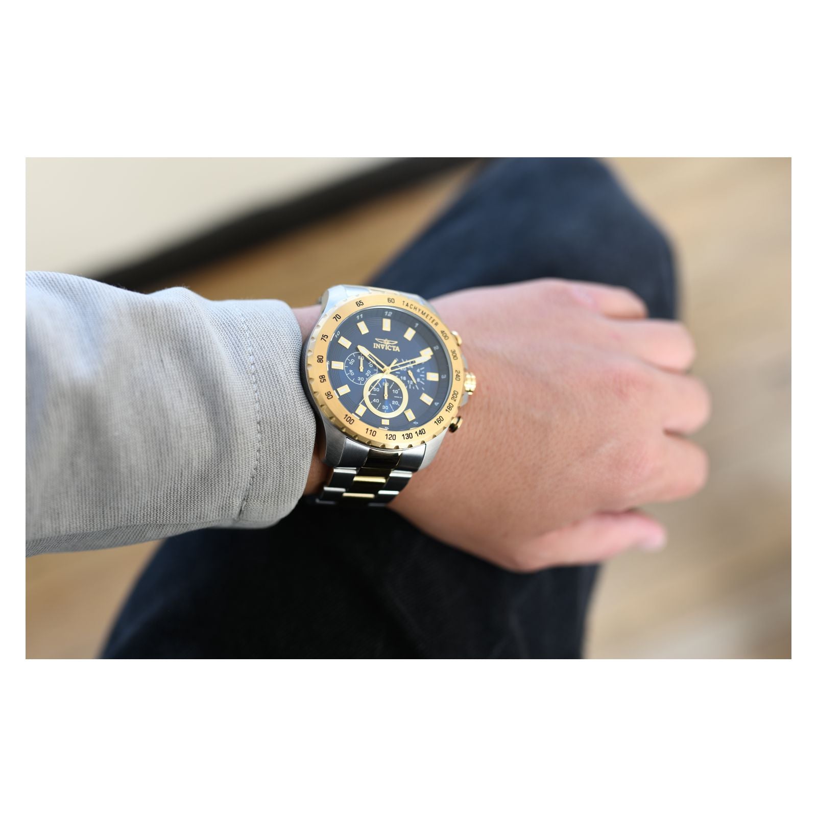 Compra RELOJ PARA HOMBRE INVICTA SPEEDWAY 24214 DORADO Invicta