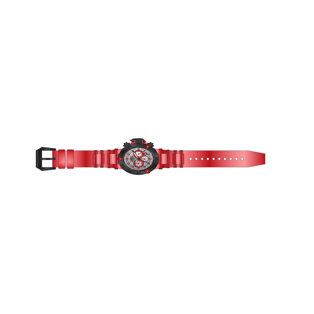 RELOJ DEPORTIVO PARA HOMBRE INVICTA SUBAQUA 24364 - NEGRO, ROJO, TRANSPARENTE