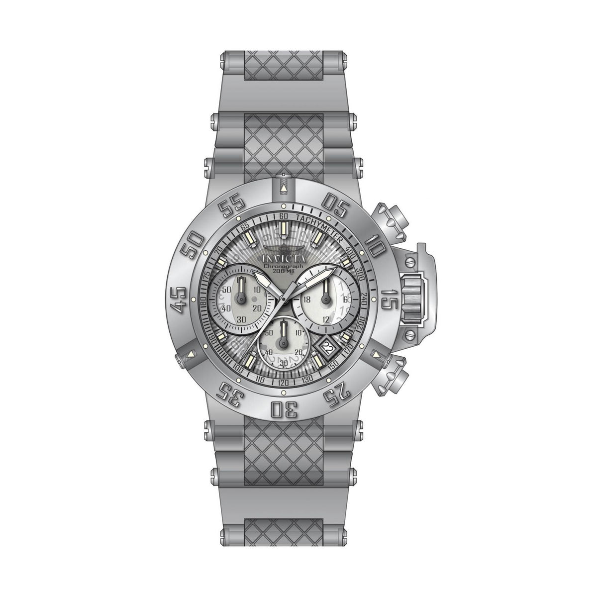 RELOJ DEPORTIVO PARA MUJER INVICTA SUBAQUA 24378 - GRIS ACERO