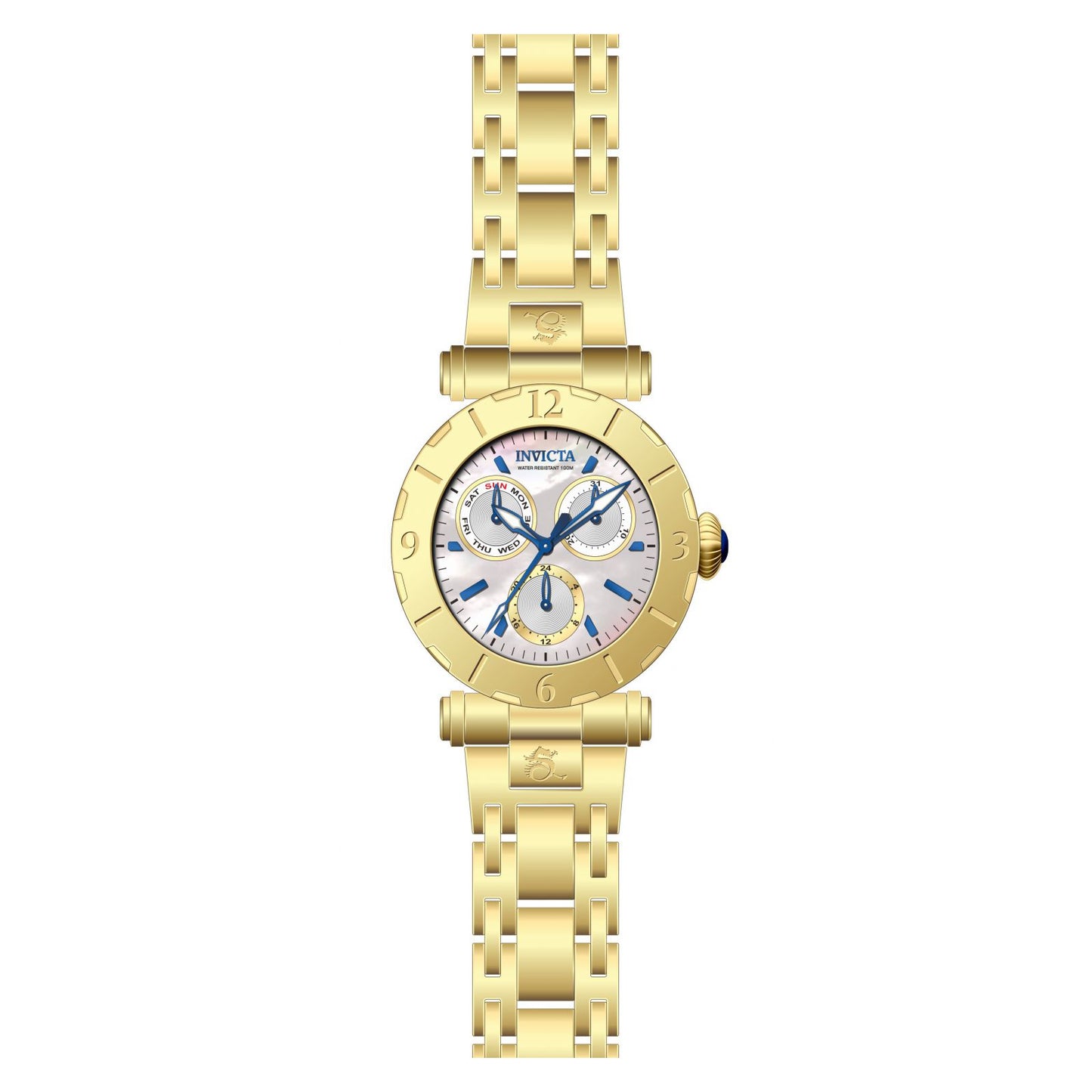 RELOJ  PARA MUJER INVICTA SUBAQUA 24428 - DORADO