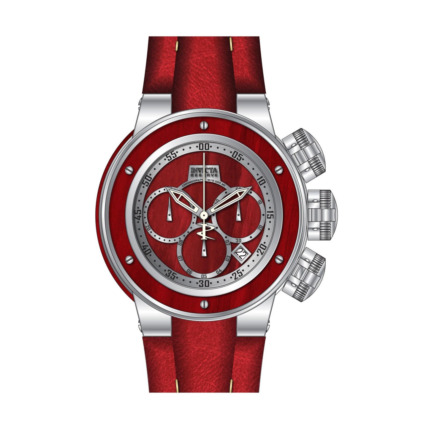 RELOJ CLÁSICO PARA HOMBRE INVICTA RESERVE 24435 - ROJO