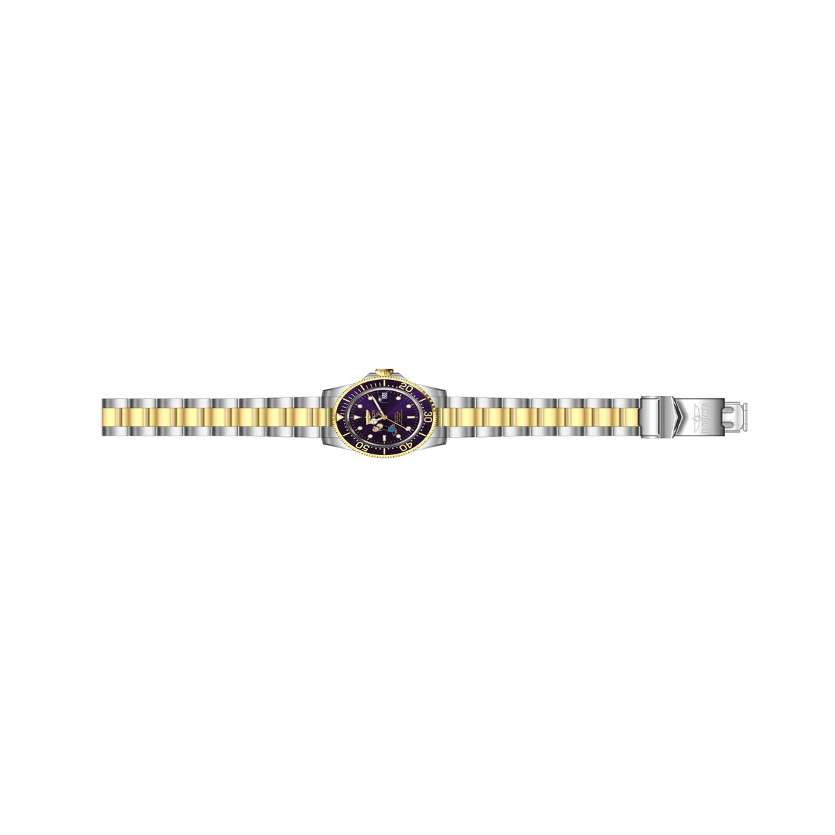 RELOJ  PARA HOMBRE INVICTA CHARACTER COLLECTION 24487 - ACERO, ORO