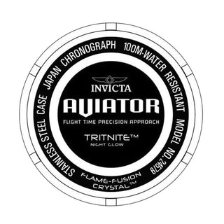 RELOJ DEPORTIVO PARA HOMBRE INVICTA AVIATOR 24579 - NEGRO