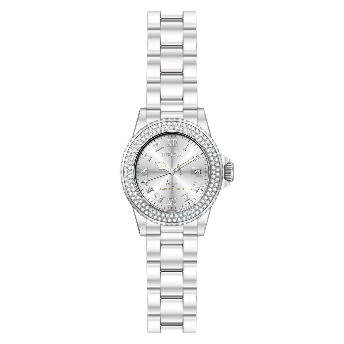 RELOJ  PARA MUJER INVICTA ANGEL 24613 - ACERO