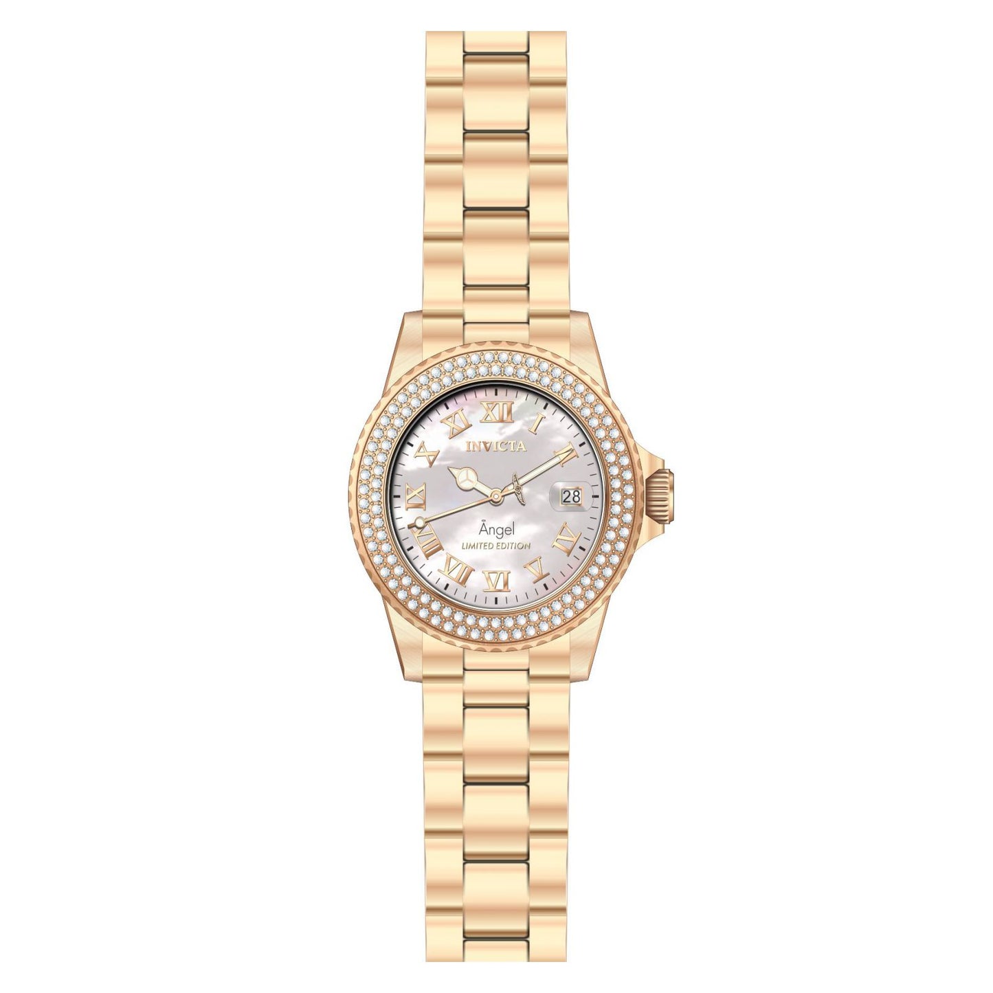 RELOJ  PARA MUJER INVICTA ANGEL 24615 - ORO ROSA