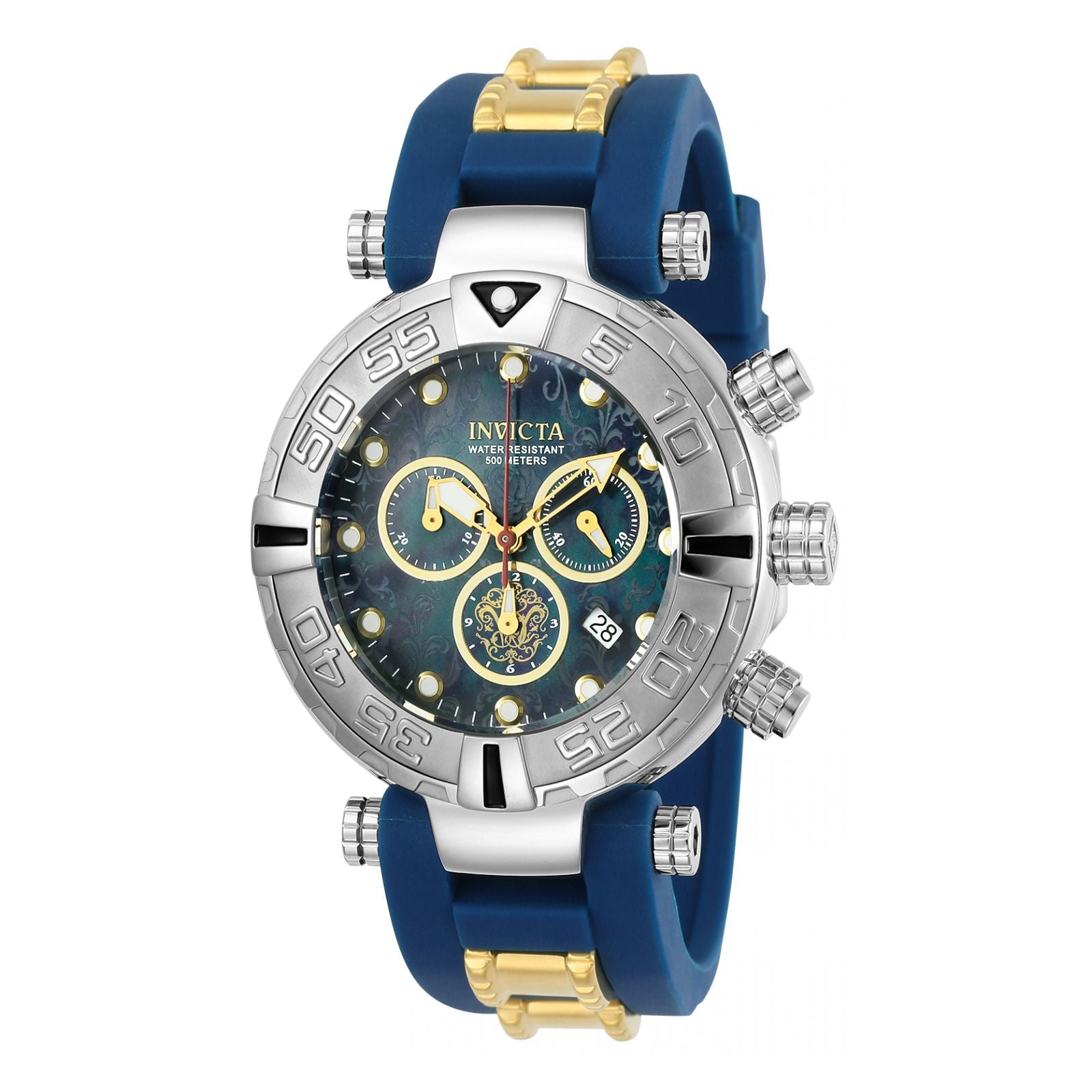 RELOJ LA BELLA Y LA BESTIA PARA HOMBRE INVICTA DISNEY LIMITED EDITION 24717 - AZUL OSCURO