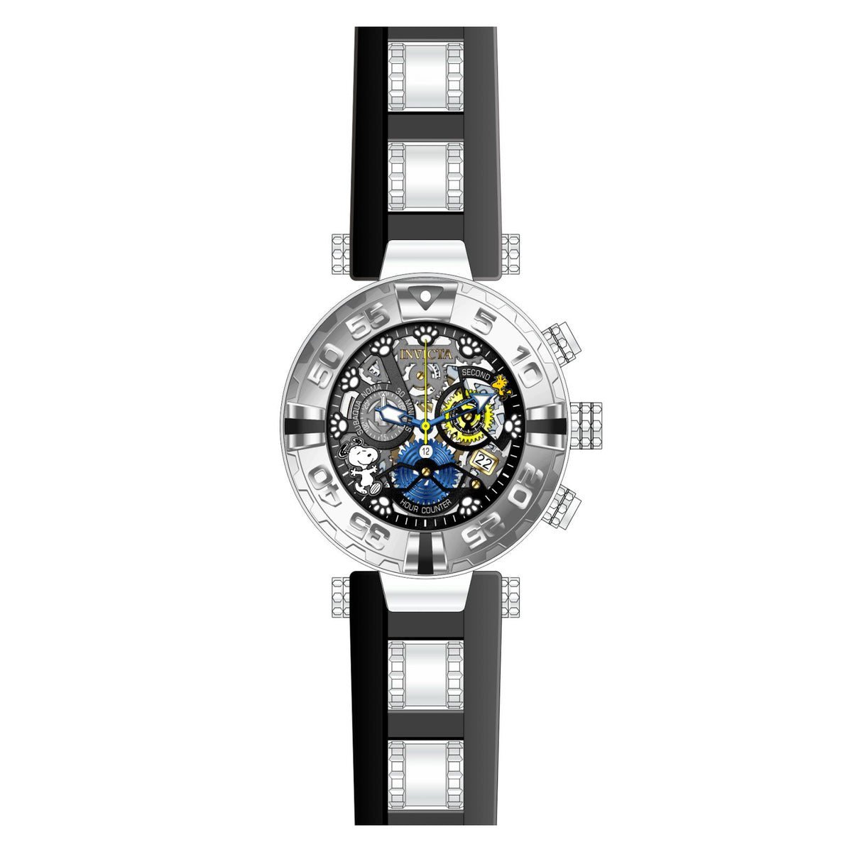 RELOJ DEPORTIVO PARA HOMBRE INVICTA CHARACTER COLLECTION 24811 - AZUL NEGRO