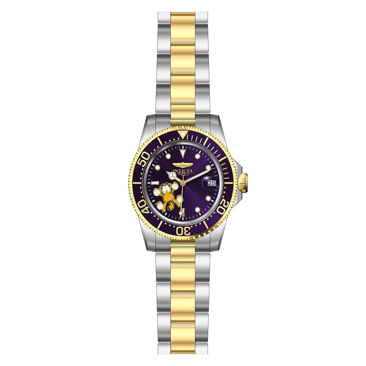 RELOJ  PARA HOMBRE INVICTA CHARACTER COLLECTION 24862 - ACERO, ORO