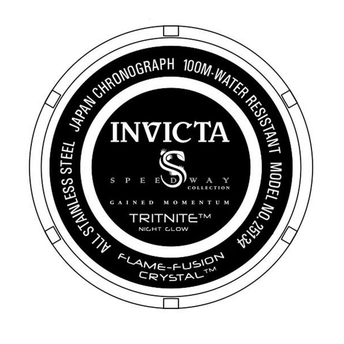 RELOJ  PARA HOMBRE INVICTA SPEEDWAY 25134 - ACERO
