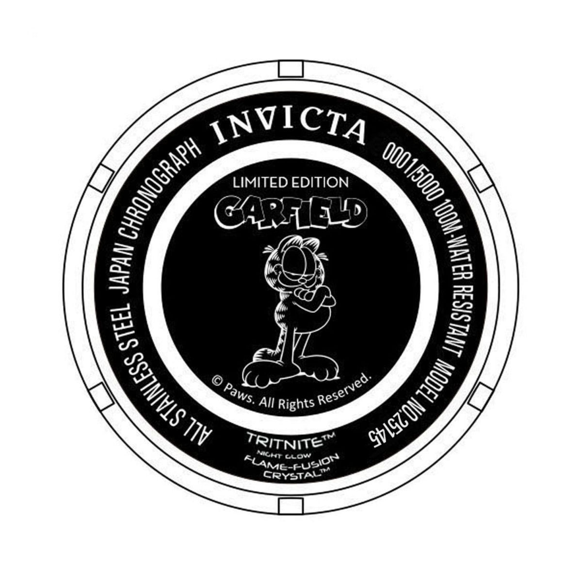 RELOJ  PARA HOMBRE INVICTA CHARACTER COLLECTION 25145 - ACERO