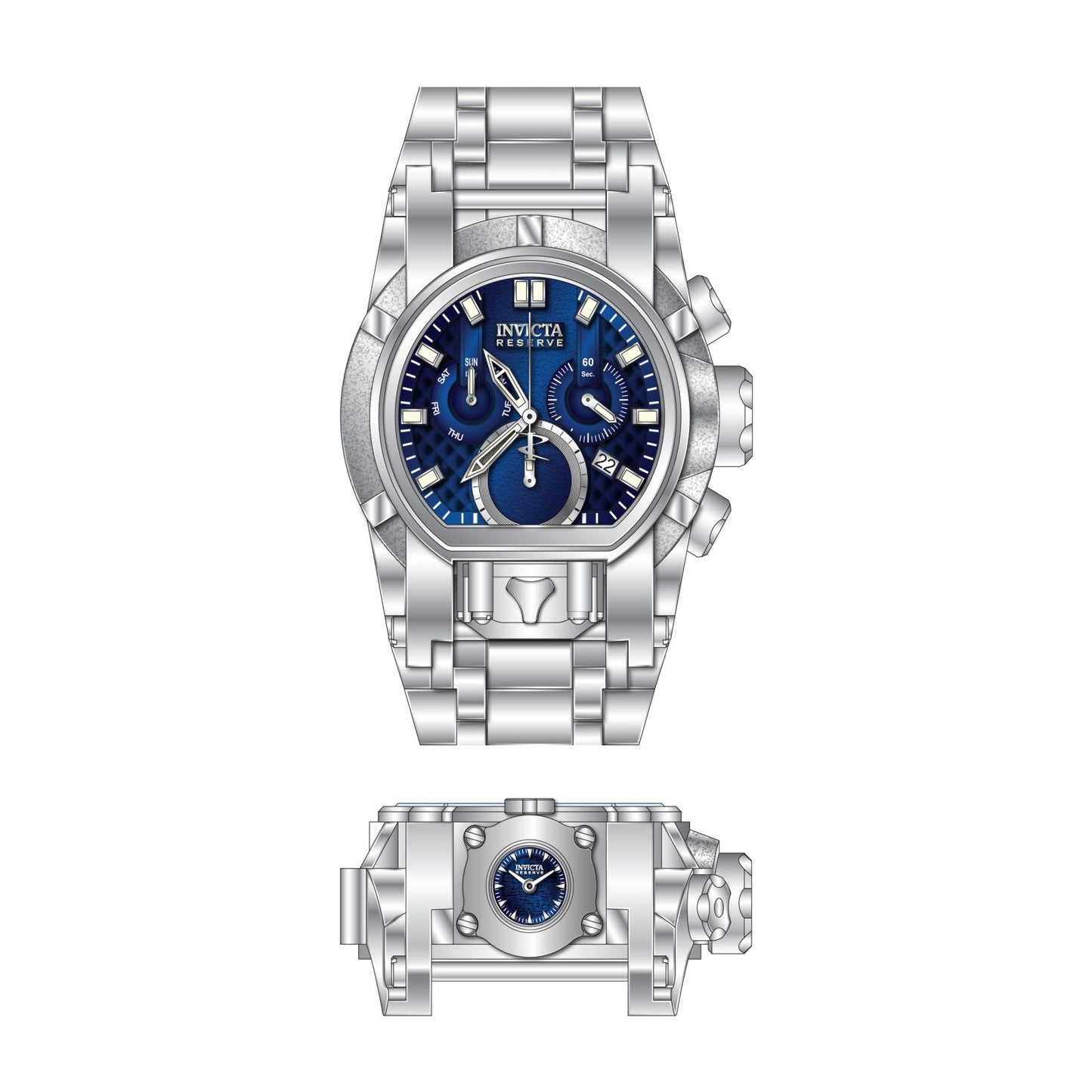 RELOJ  PARA HOMBRE INVICTA RESERVE 25207 - AZUL