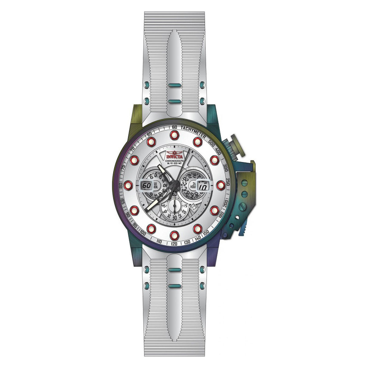 RELOJ  PARA HOMBRE INVICTA I-FORCE 25277 - BLANCO, IRIDISCENTE