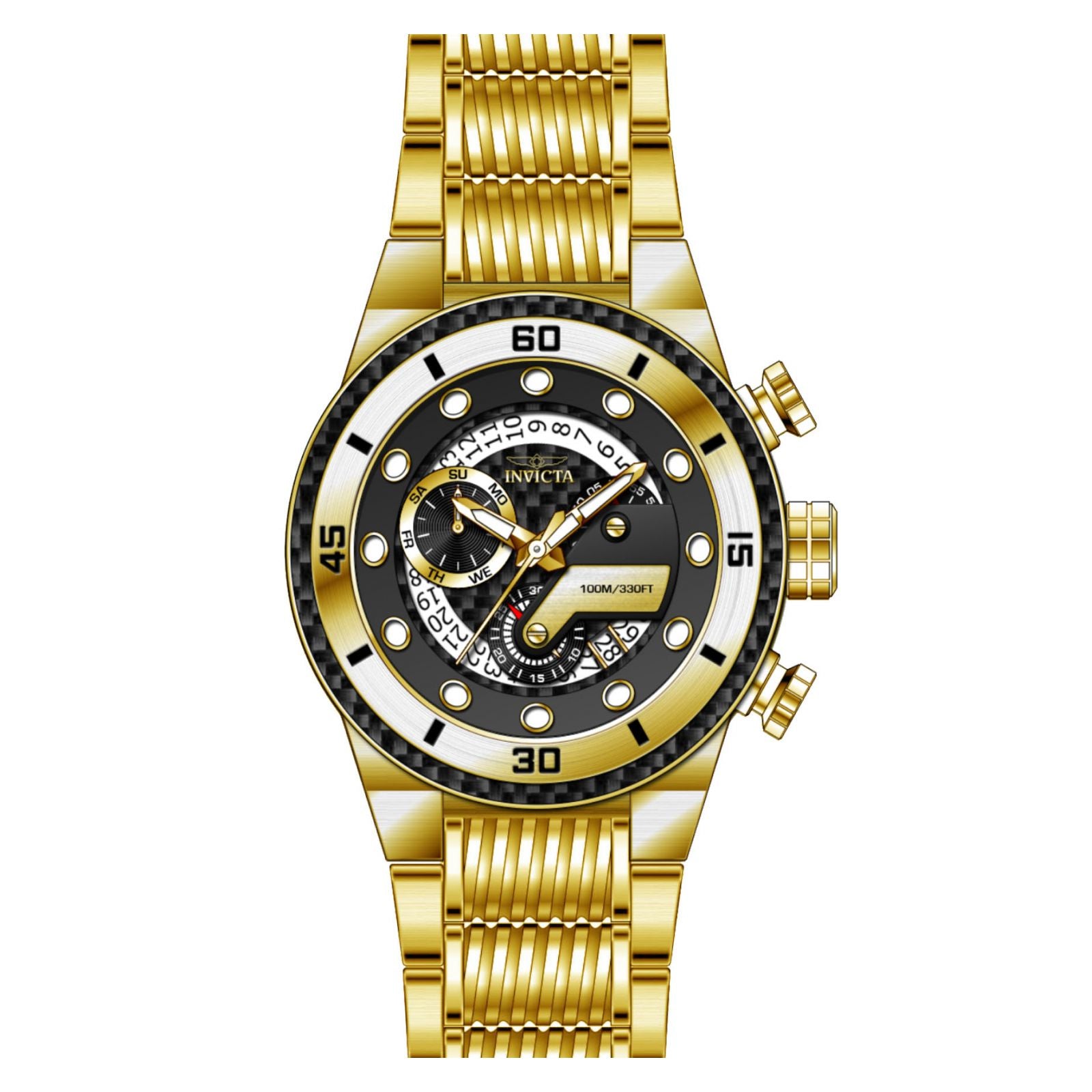 RELOJ PARA HOMBRE INVICTA S1 RALLY 25282 DORADO