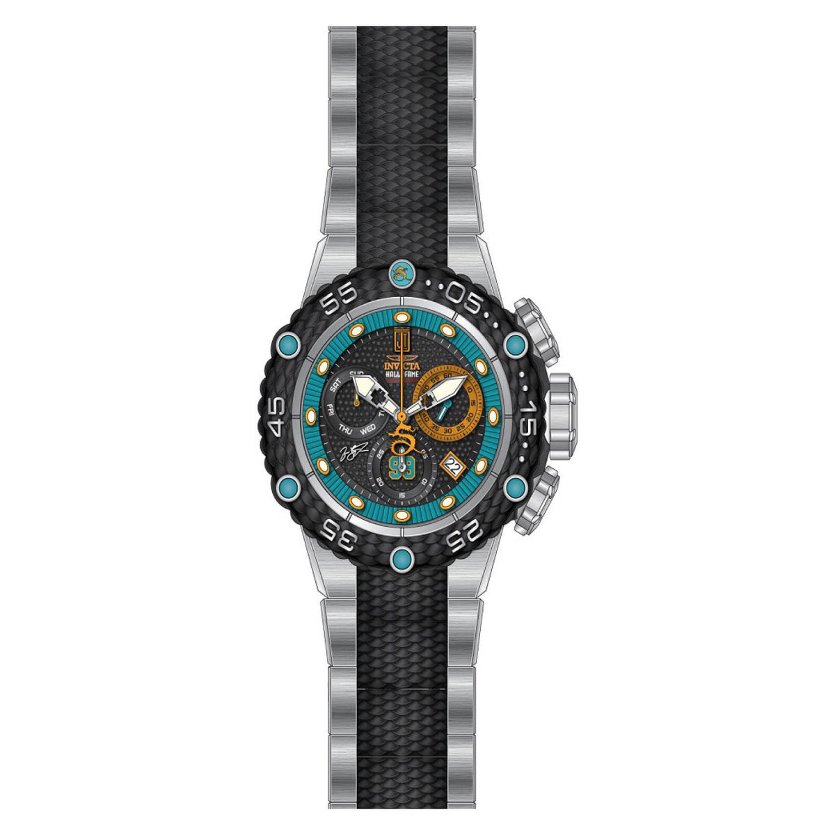 RELOJ  PARA HOMBRE INVICTA JASON TAYLOR 25300 - ACERO NEGRO
