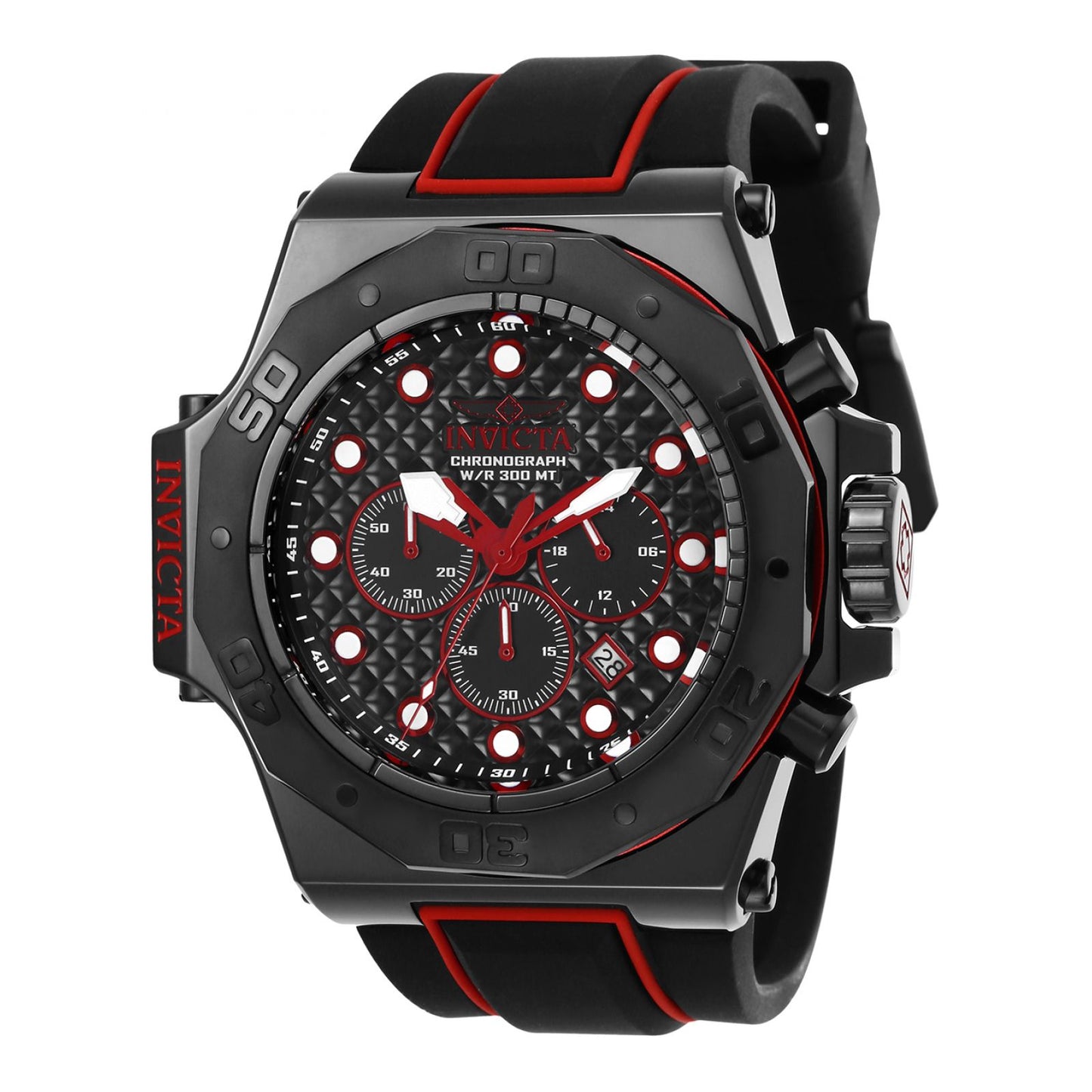 RELOJ DEPORTIVO PARA HOMBRE INVICTA AKULA 25387 - NEGRO ROJO