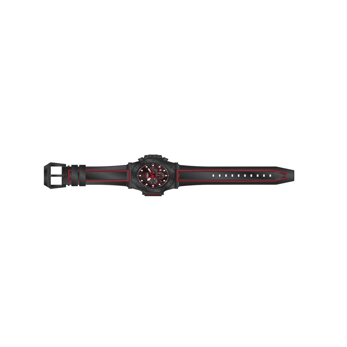 RELOJ DEPORTIVO PARA HOMBRE INVICTA AKULA 25387 - NEGRO ROJO