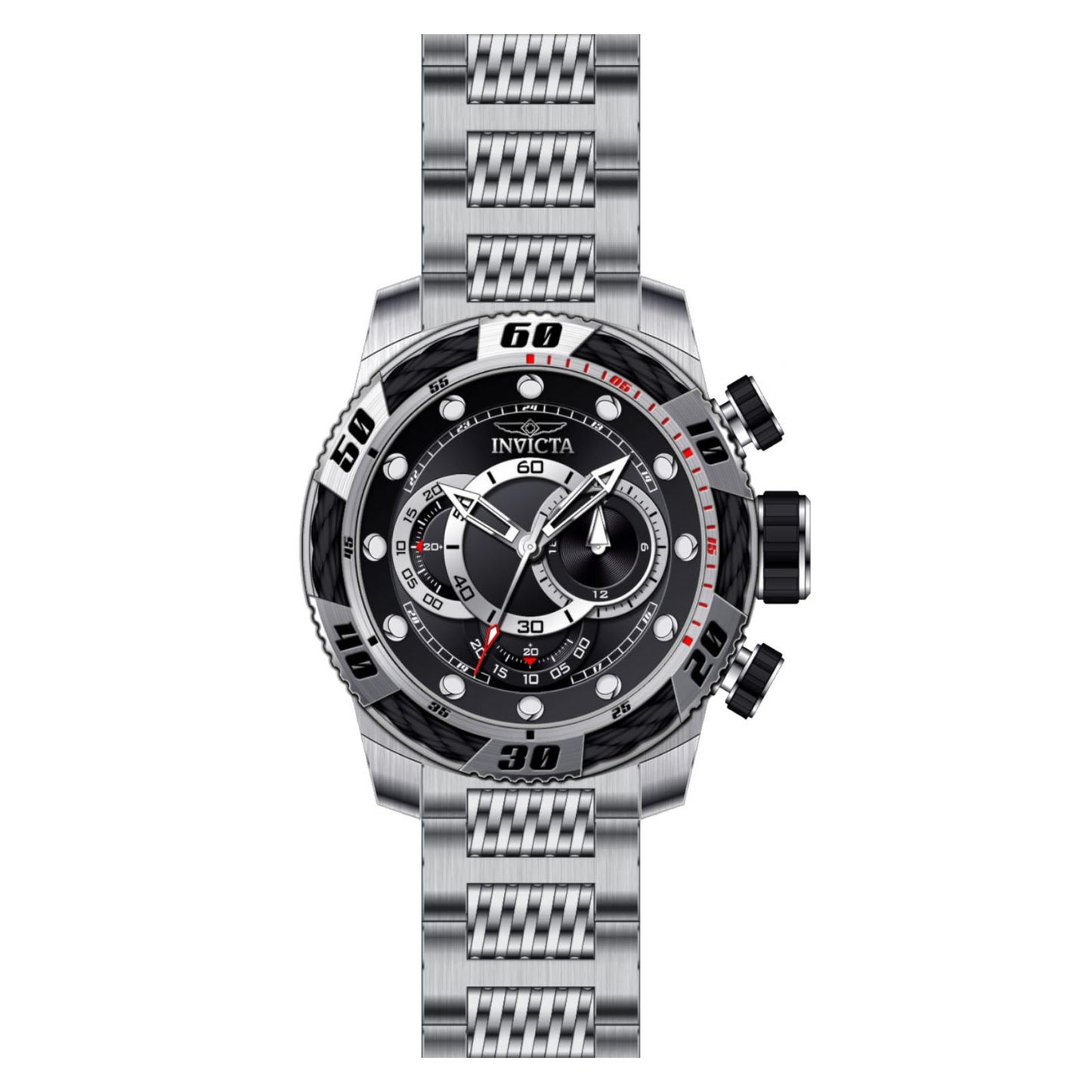 RELOJ  PARA HOMBRE INVICTA SPEEDWAY 25478 - NEGRO