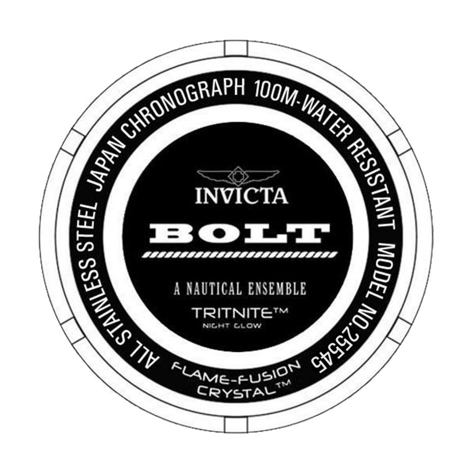 RELOJ  PARA HOMBRE INVICTA BOLT 25545 - REVESTIMIENTO DE ARCO IRIS