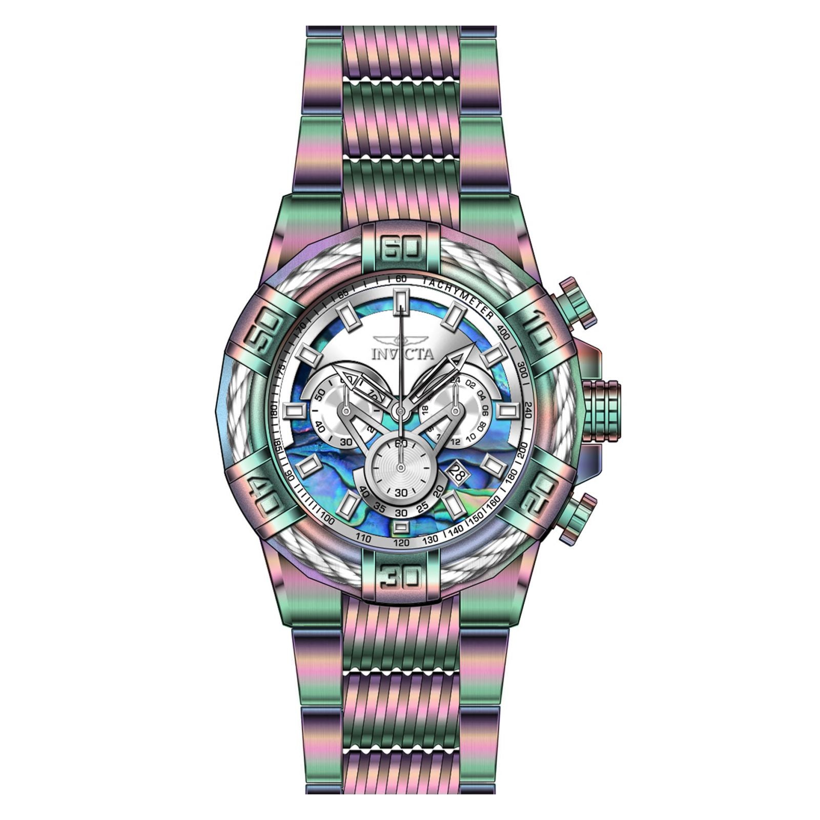 RELOJ  PARA HOMBRE INVICTA BOLT 25545 - REVESTIMIENTO DE ARCO IRIS