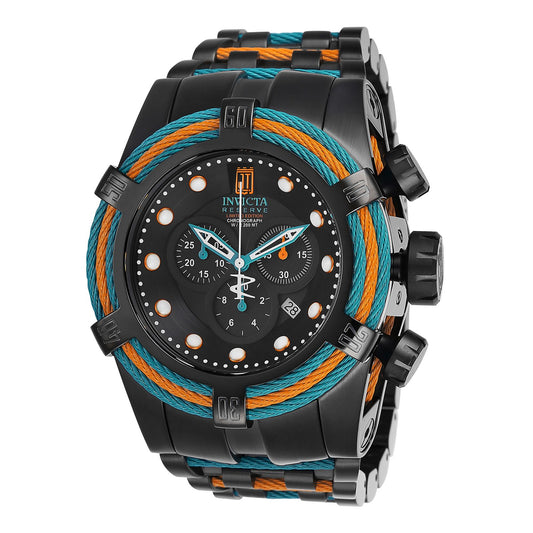 RELOJ  PARA HOMBRE INVICTA JASON TAYLOR 25615 - NEGRO, AZUL, NARANJA