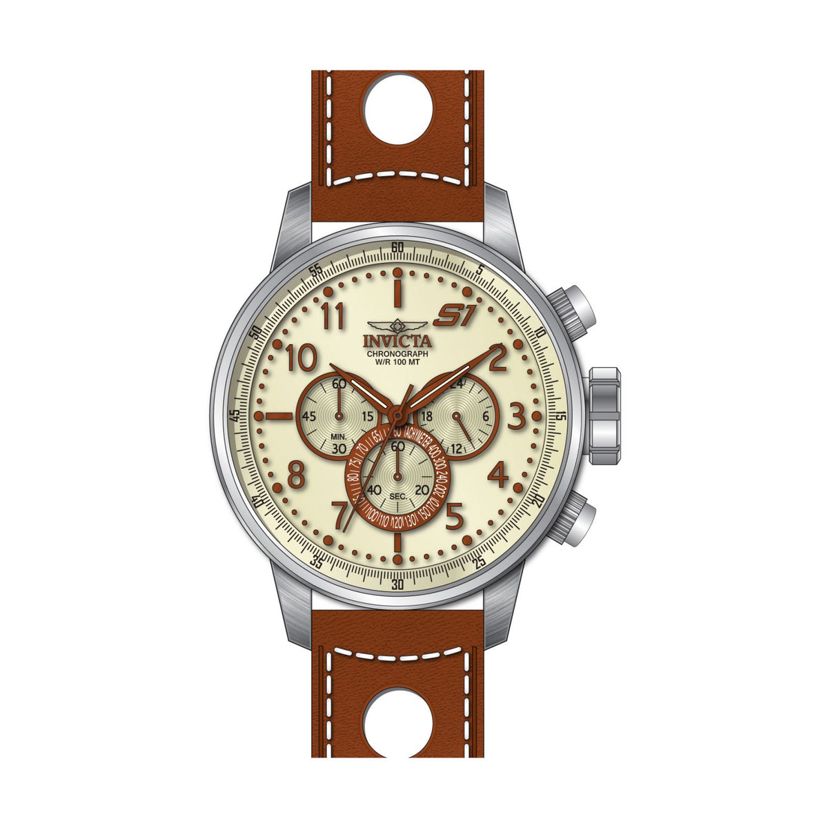 RELOJ CLÁSICO PARA HOMBRE INVICTA S1 RALLY 25725 - MARRÓN