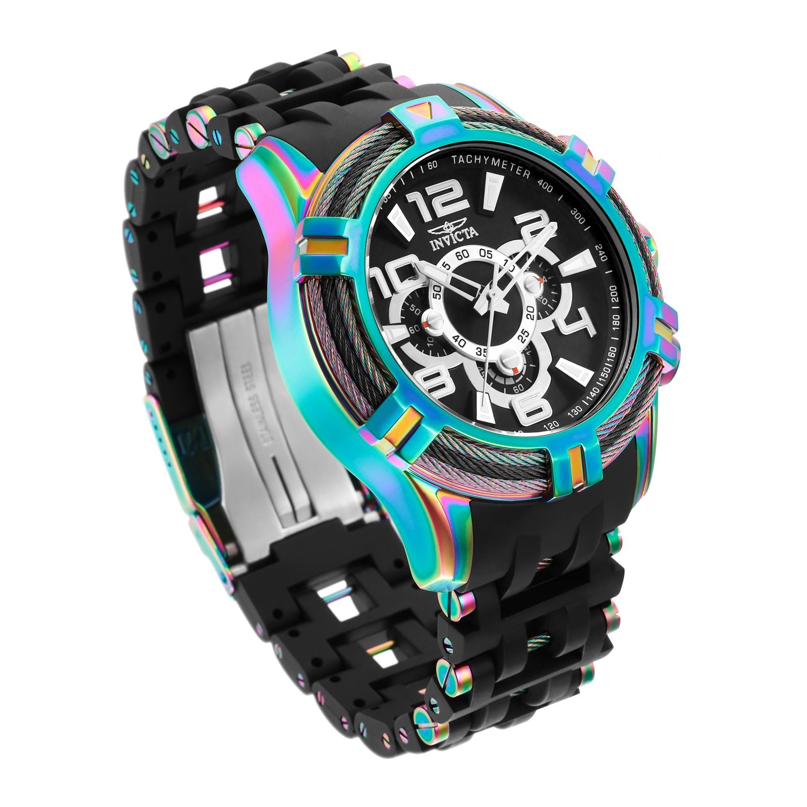 RELOJ  PARA HOMBRE INVICTA BOLT 25769 - NEGRO, IRIDISCENTE