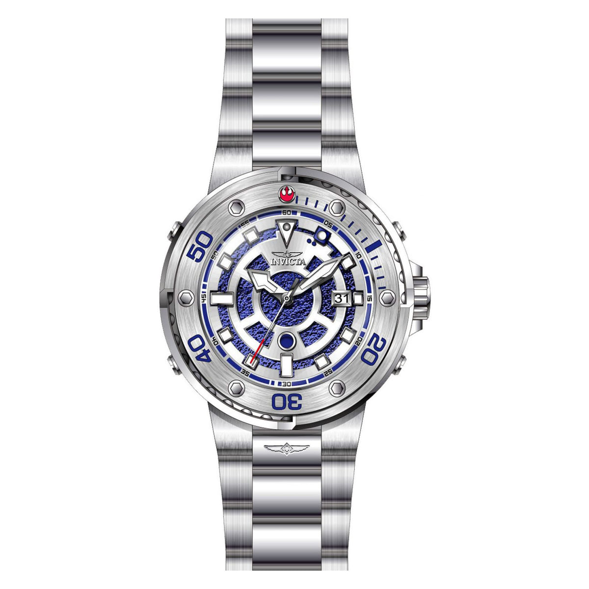 RELOJ R2-D2 PARA HOMBRE INVICTA STAR WARS 26201 - ACERO