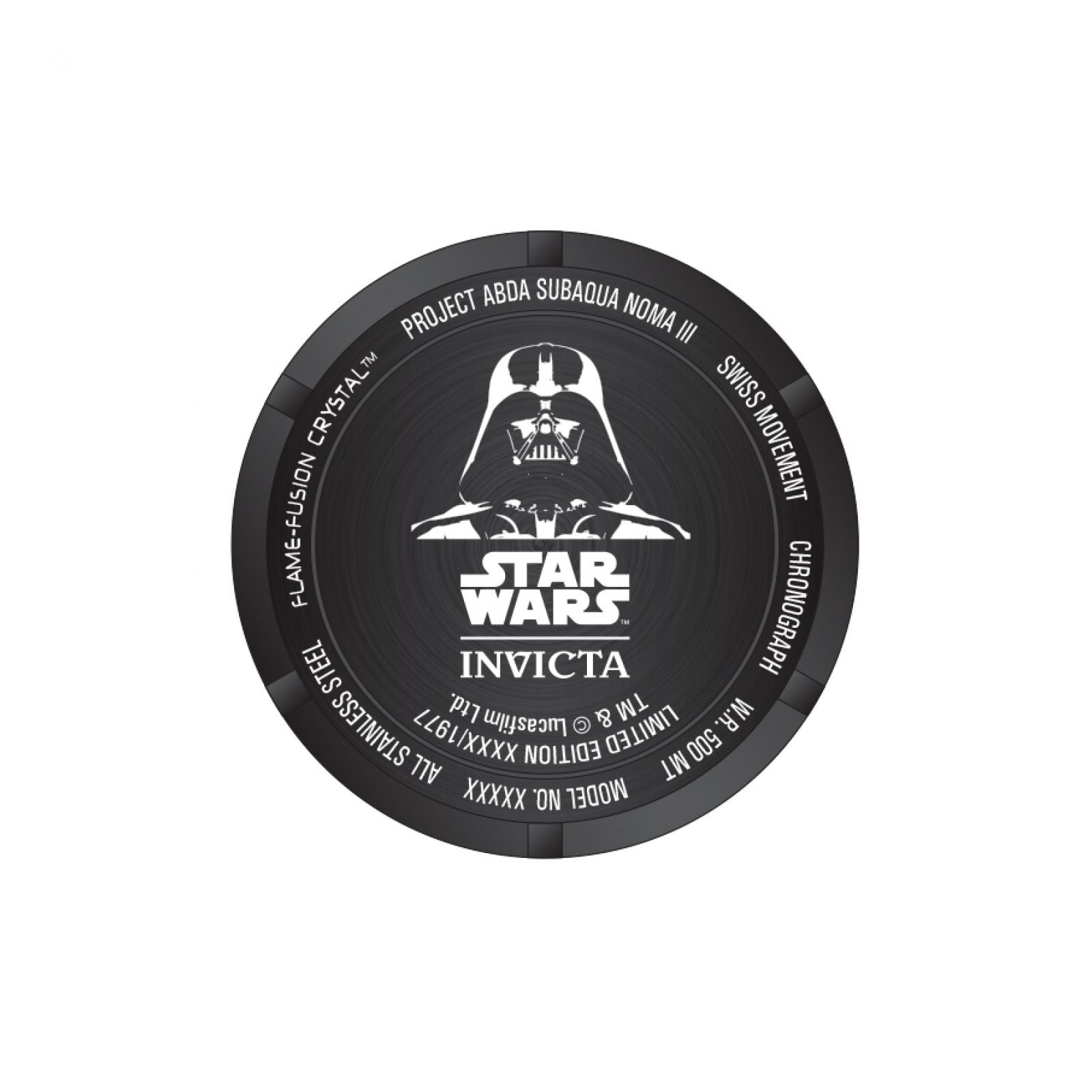 RELOJ DARTH VADER PARA HOMBRE INVICTA STAR WARS 26241 - NEGRO