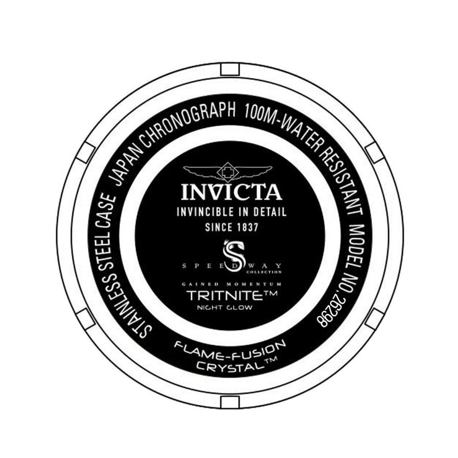 Reloj de pulsera Invicta speedway 26298