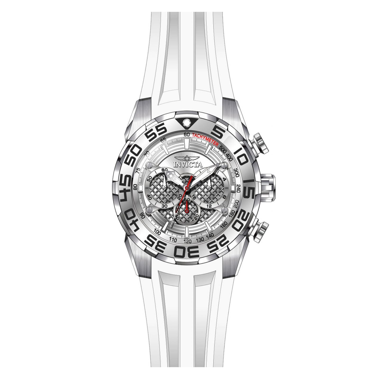 RELOJ DEPORTIVO PARA HOMBRE INVICTA SPEEDWAY 26299 - BLANCO