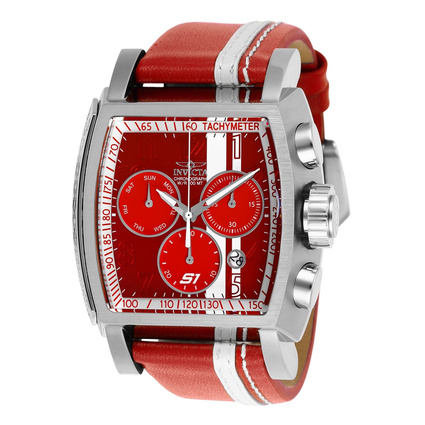 RELOJ CLÁSICO PARA HOMBRE INVICTA S1 RALLY 26393 - ROJO BLANCO