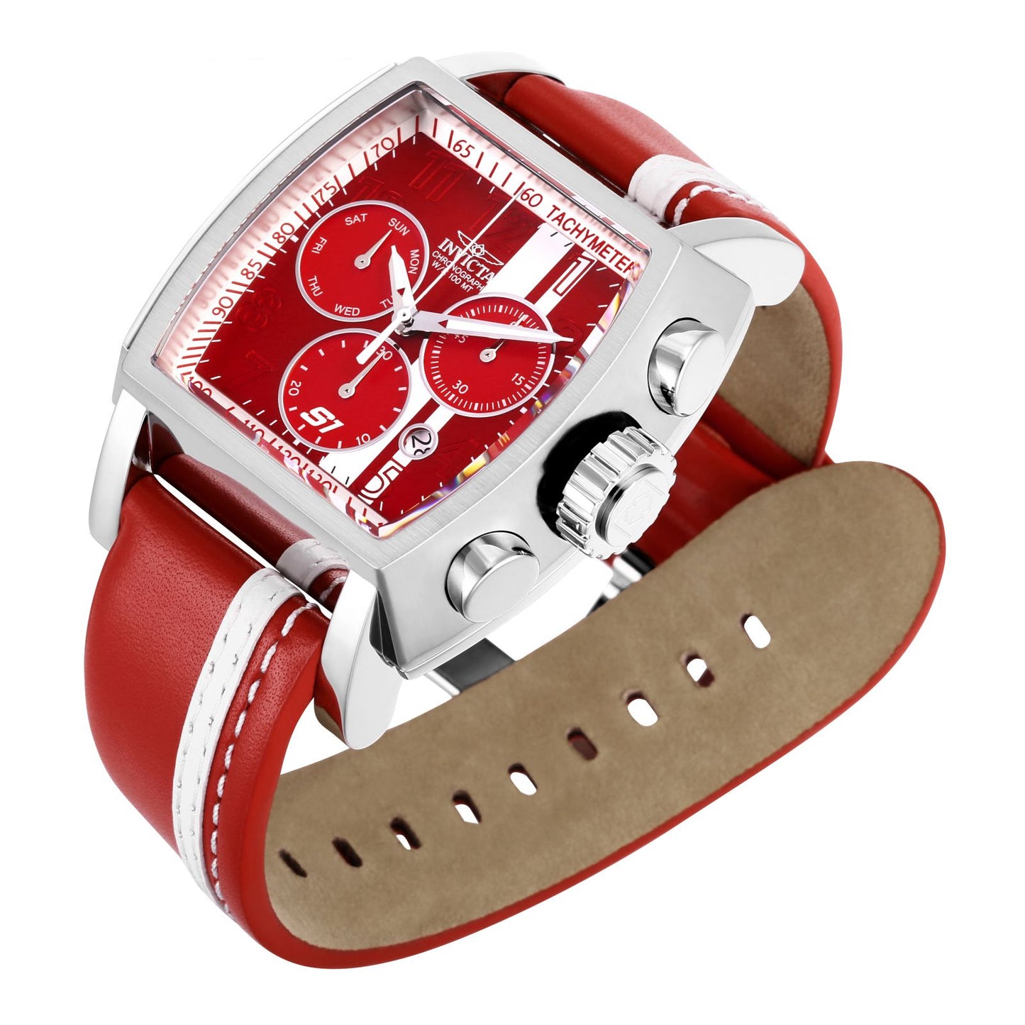 RELOJ CLÁSICO PARA HOMBRE INVICTA S1 RALLY 26393 - ROJO BLANCO