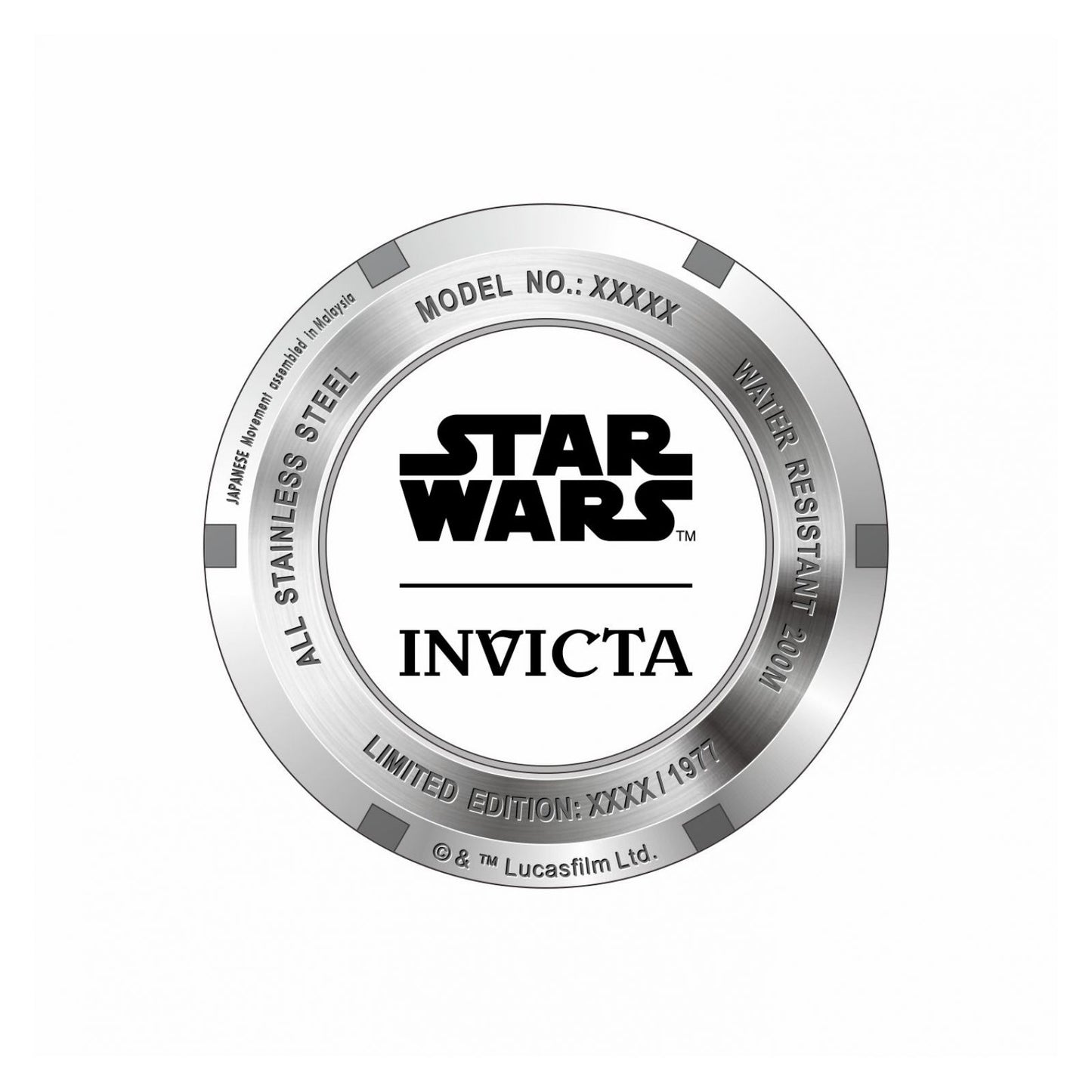 RELOJ R2-D2 PARA HOMBRE INVICTA STAR WARS 26596 - ACERO