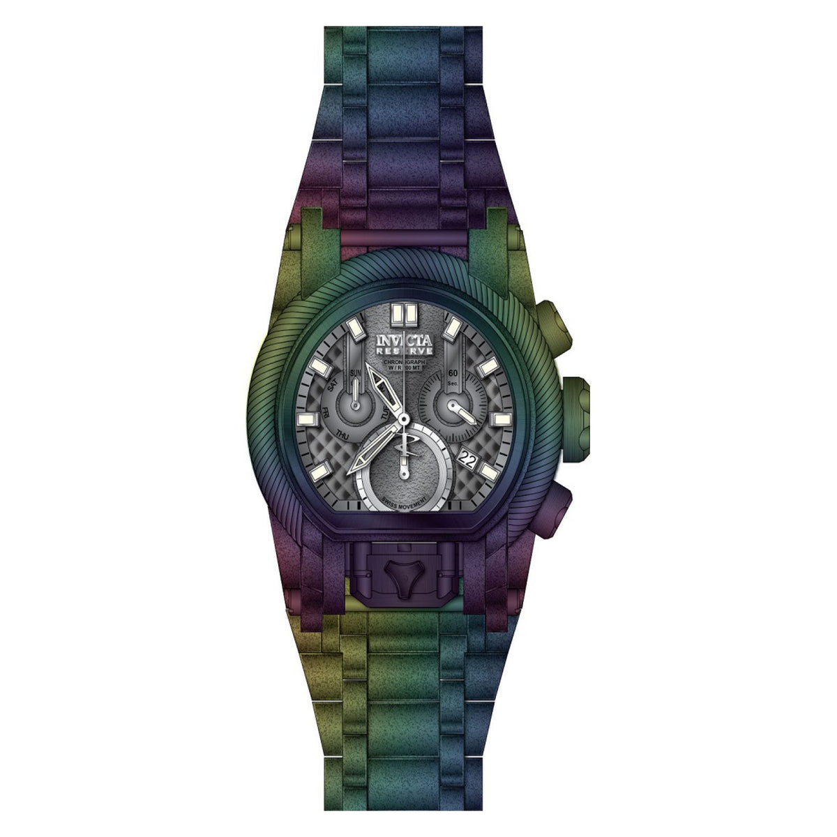 RELOJ  PARA HOMBRE INVICTA RESERVE 26685 - GRANALLADO, IRIDISCENTE