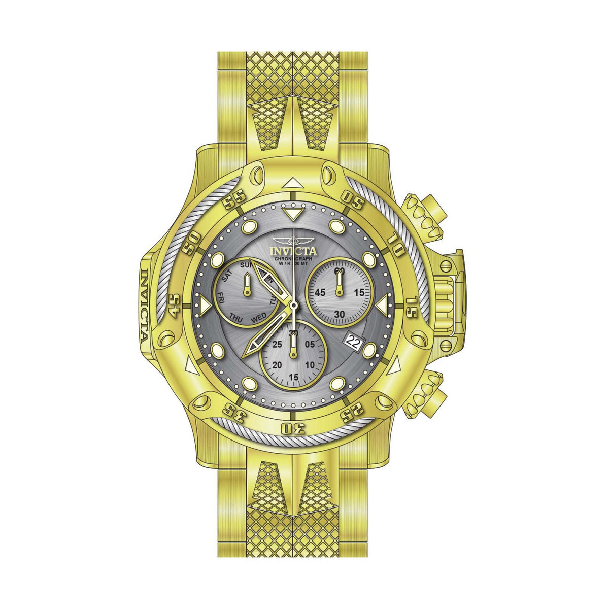 RELOJ  PARA HOMBRE INVICTA SUBAQUA 26725 - ORO